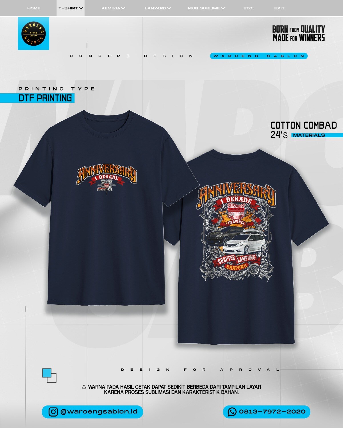 Produk custom Waroeng Sablon 17